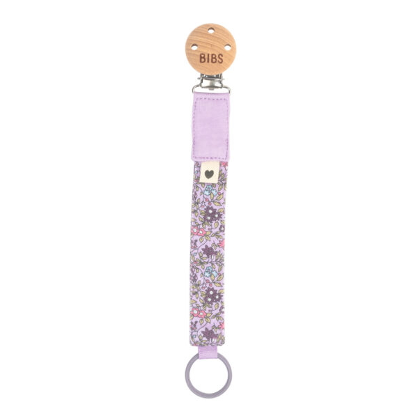 Тримач для пустушки BIBS x Liberty Pacifier Clip – Chamomile Lawn Violet Sky