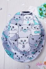 Панамка двухсторонняя "Котики"