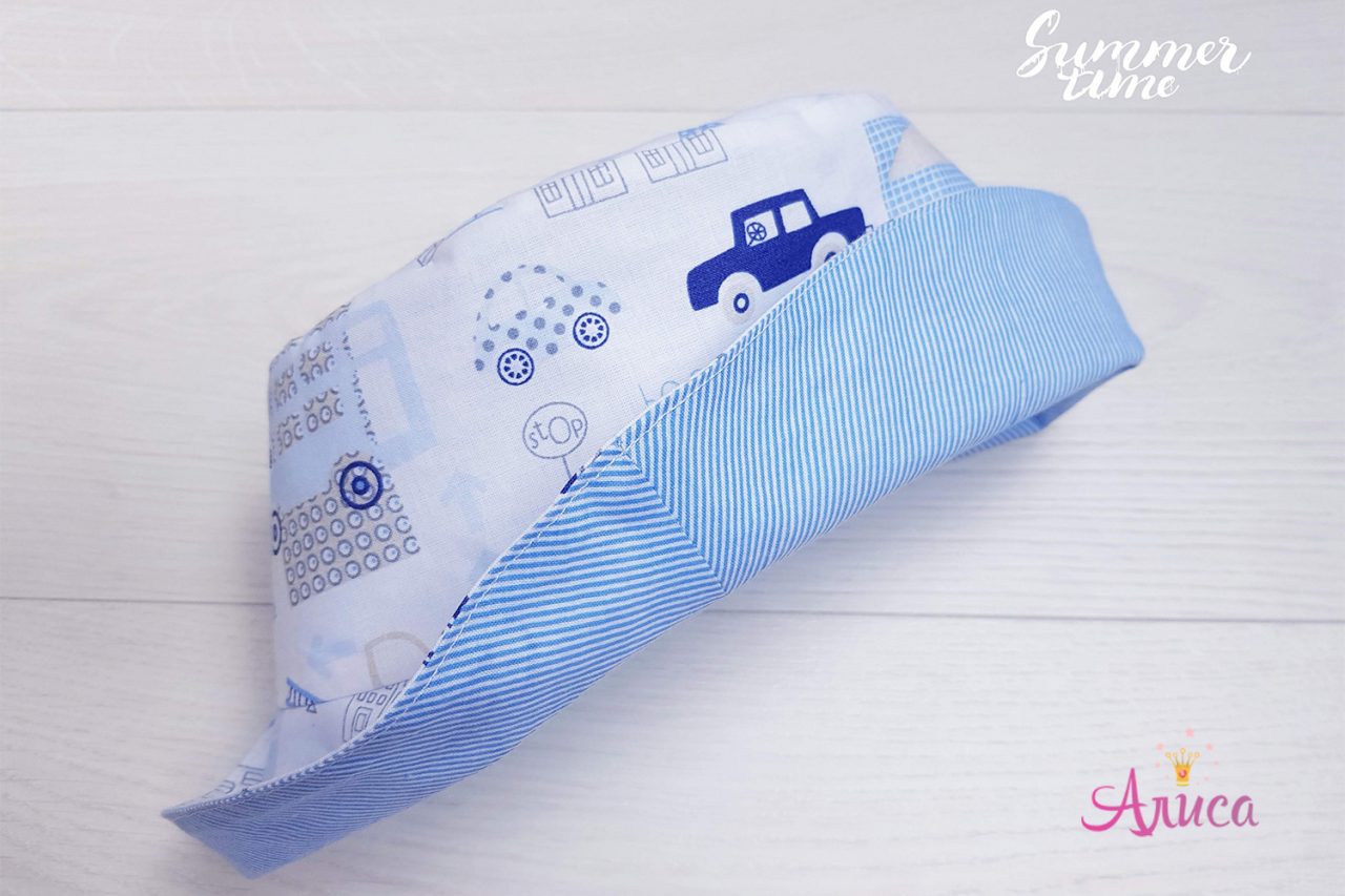 Панамка двухсторонняя "Машинки"