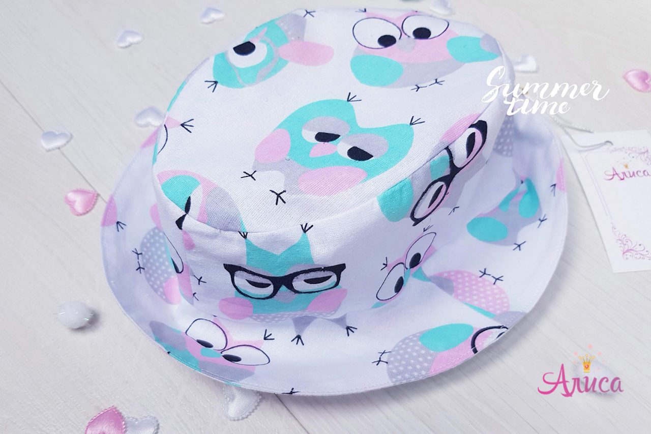 Панамка двухсторонняя "Совушка"