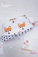 Панамка двухсторонняя "Лисички"