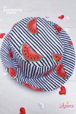 детская панамка "Арбузики полоска"