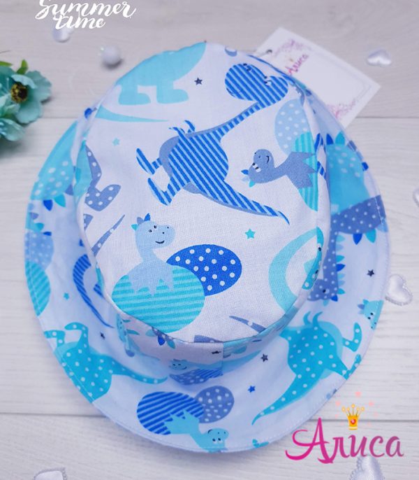 Панамка двухсторонняя "Дино"