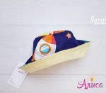 Двухсторонняя летняя детская панамка "Космос"