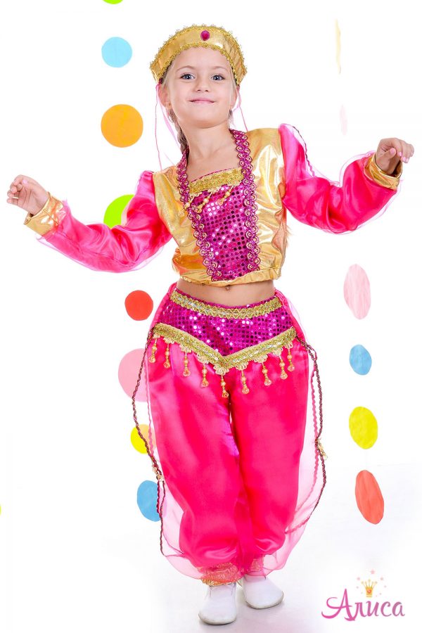 Костюм Восточная Красавица в малиновом