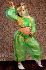 Костюм Восточная Красавица в зеленом