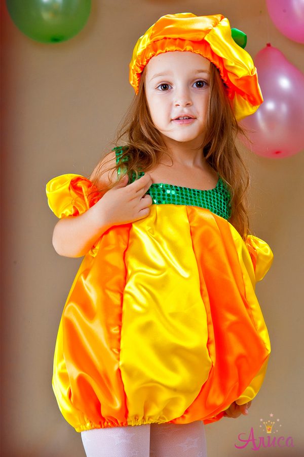 Карнавальный костюм Тыква для девочки