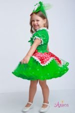 Карнавальный костюм Клубника, Земляника для девочки