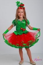 Карнавальный костюм Клубника для девочки