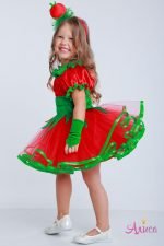 Карнавальный костюм Помидорка для девочки