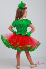 Карнавальный костюм Клубника для девочки