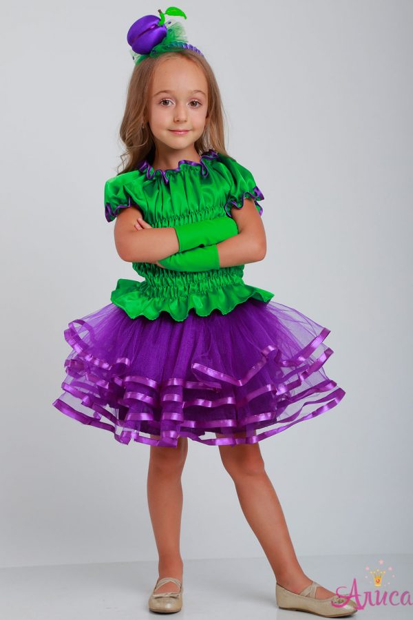 Карнавальный костюм Слива для девочки