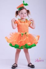 Карнавальный костюм Морковка для девочки