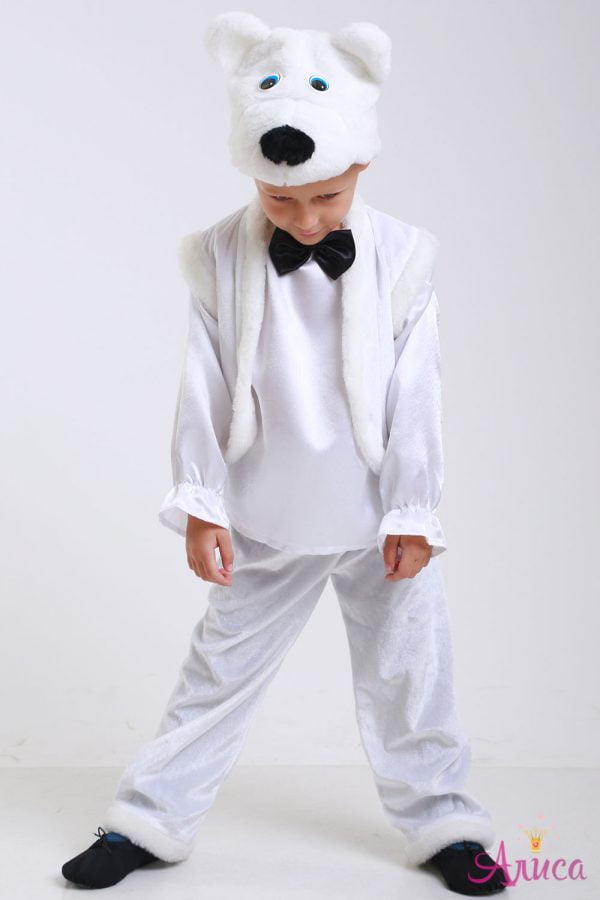 Карнавальный костюм Белый Медведь для мальчика