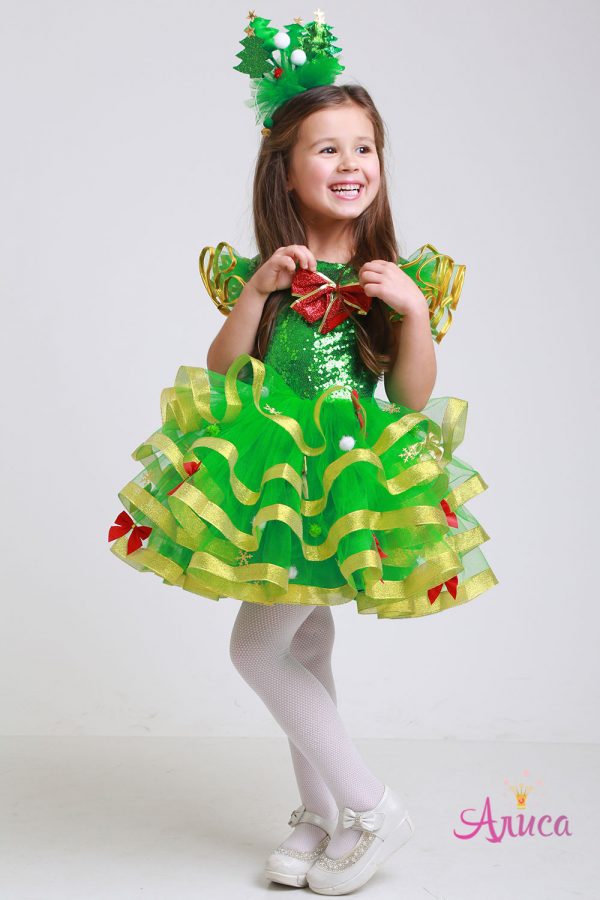Карнавальный костюм Ёлочка для девочки