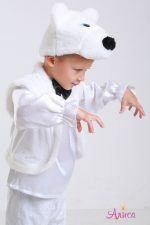 Карнавальный костюм Белый Медведь для мальчика