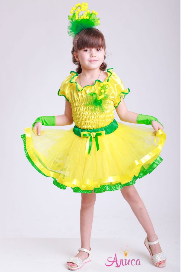 костюм мимоза