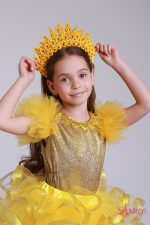 Карнавальный костюм Солнышко для девочки "Корона"