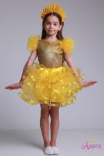 Карнавальный костюм Солнышко для девочки "Корона"
