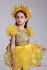 Карнавальный костюм Солнышко для девочки "Обруч"