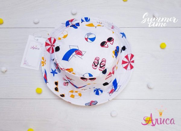Панама хлопковая детская "Пляжник"