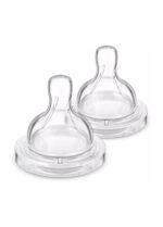 Соска силіконова Philips AVENT Анти-кільк повільний потік від 1 міс 2 шт SCY762/02 (8710103996811)