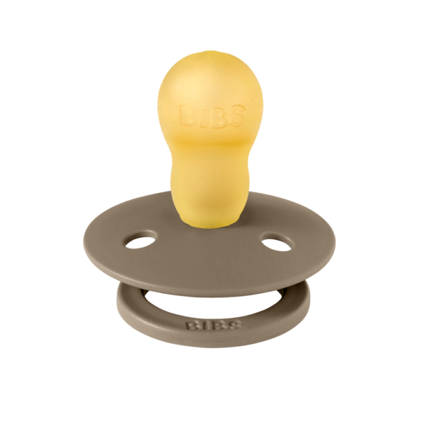 Соска пустушка BIBS Colour Latex Round (кругла) – Dark Oak 18міс.+