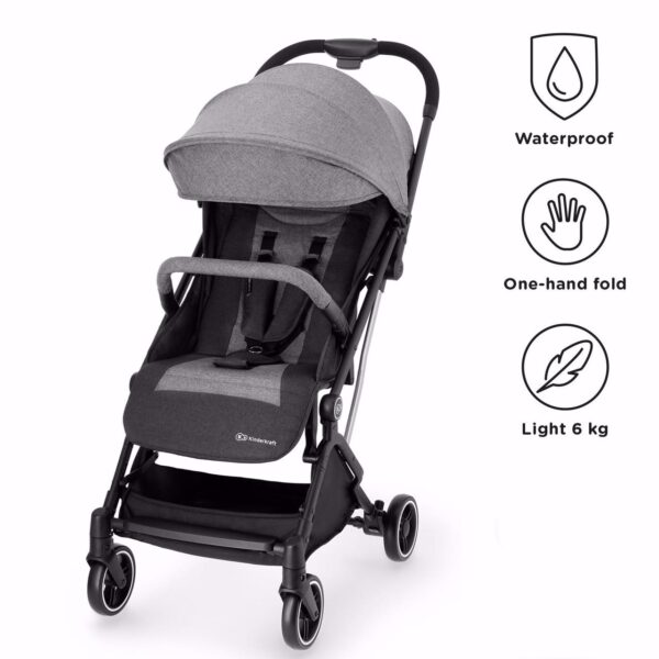 Прогулянкова коляска KiderKraft INDY Grey