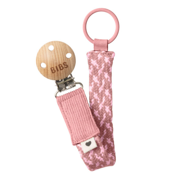 Тримач для пустушки BIBS Pacifier Clip Dusty Pink