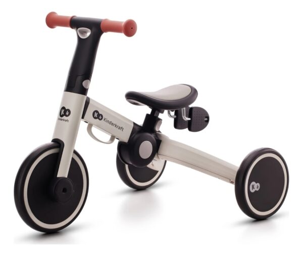 Триколісний велосипед 3в1 KiderKraft 4TRIKE Silver Grey