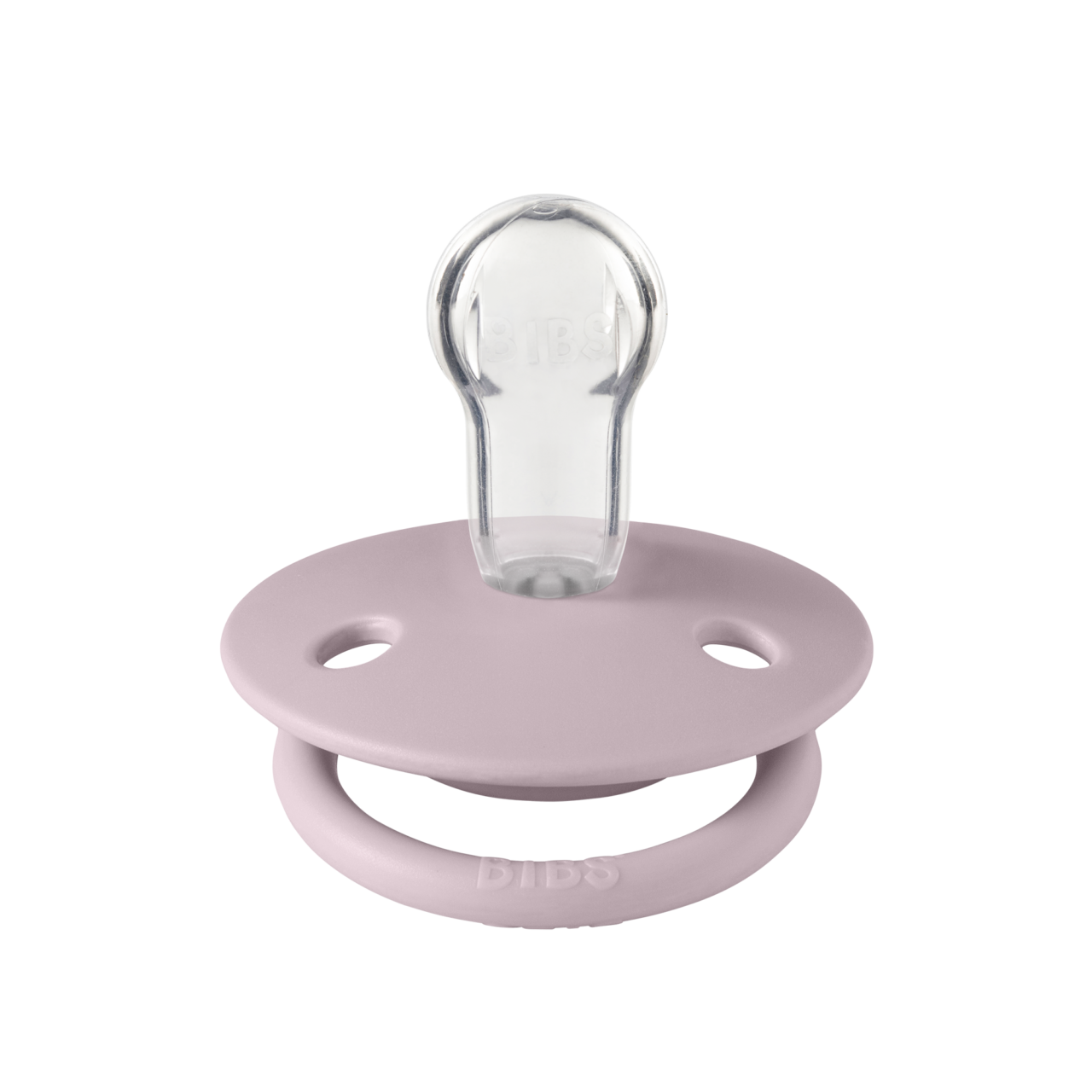 Соска пустушка BIBS De Lux Silicone Round (кругла) – Dusky Lilac 0-36 міс.