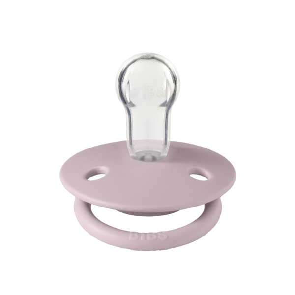 Соска пустушка BIBS De Lux Silicone Round (кругла) – Dusky Lilac 0-36 міс.