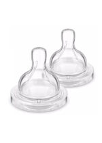 Соска силіконова Philips AVENT Анти-Колік середній потік від 3 міс 2 шт SCY763/02 (8710103996774)