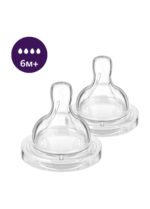 Соска силіконова Philips AVENT Анти-Колік швидкий потік від 6 міс 2 шт SCY764/02 (8710103996781)