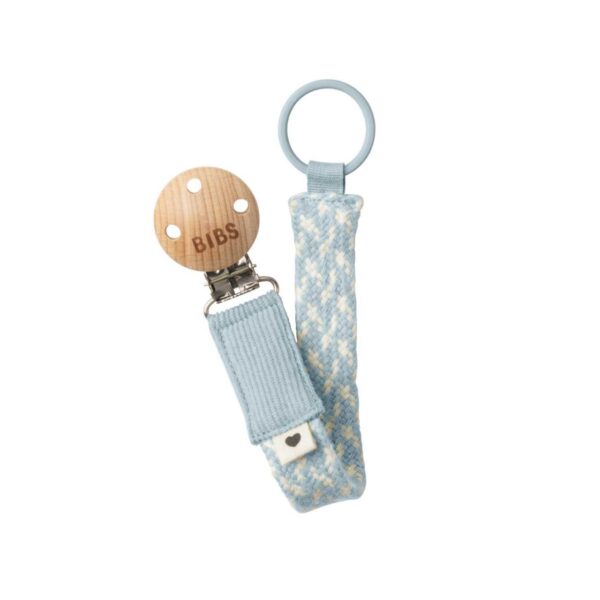 Тримач для пустушки BIBS Pacifier Clip Baby Blue