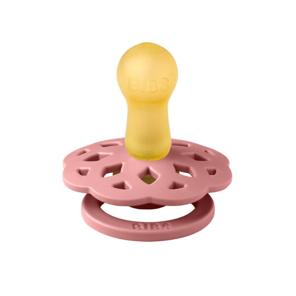 Соска пустушка BIBS Boheme Latex Round (кругла) – Dusty Pink 6-18 міс.