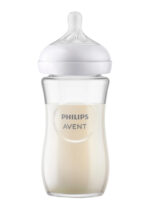 Скляна пляшечка для годування Philips AVENT Natural Природний потік 240 мл SCY933/01 (8710103990772)