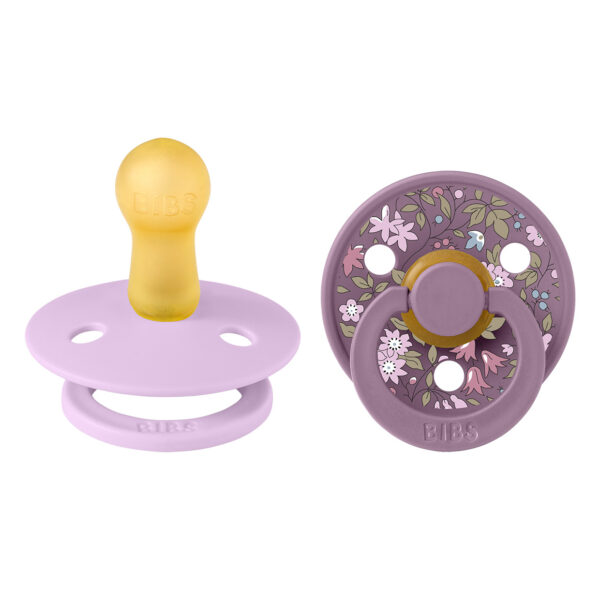 Пустушка BIBS Liberty 6-18 місяців Violet Sky / Mauve (2 в упаковці)