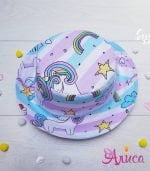 Панама хлопковая детская "Единорожки"