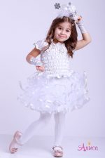 Карнавальный костюм Снежинка для девочки