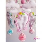 Мобиль из фетра на кроватку