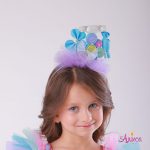 Обруч Конфета сиренево- голубой