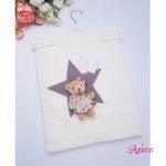 Одеяльце детское вязаное с игрушкой