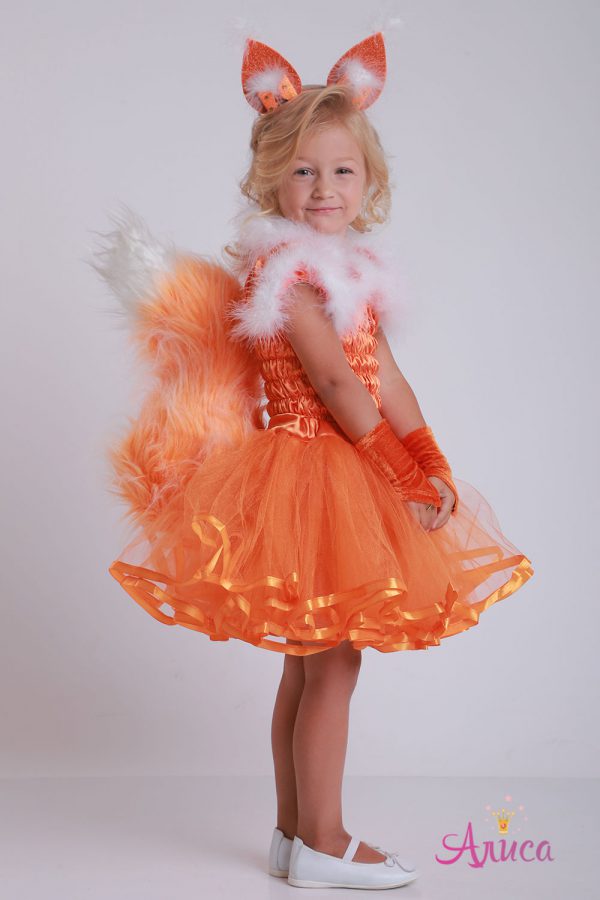 костюм Белочка "Пушистая" для девочки