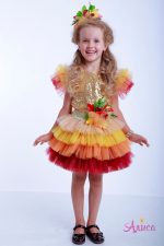 Костюм Осень- Осенний листик для девочки