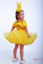 Карнавальный костюм Пшеничка- колосок для девочки