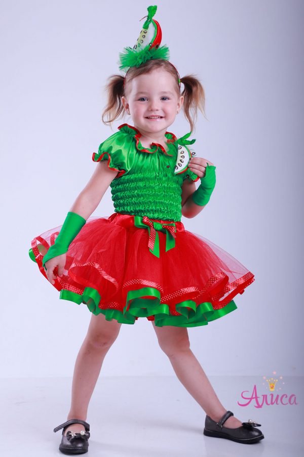 Карнавальный костюм Яблоко для девочки