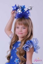 Костюм Звездочка синяя с серебром