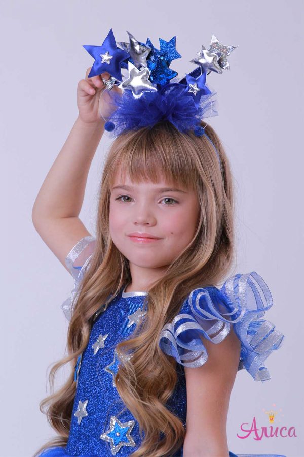 Костюм Звездочка синяя с серебром