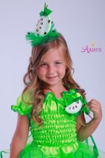 Карнавальный костюм зеленое Яблоко для девочки